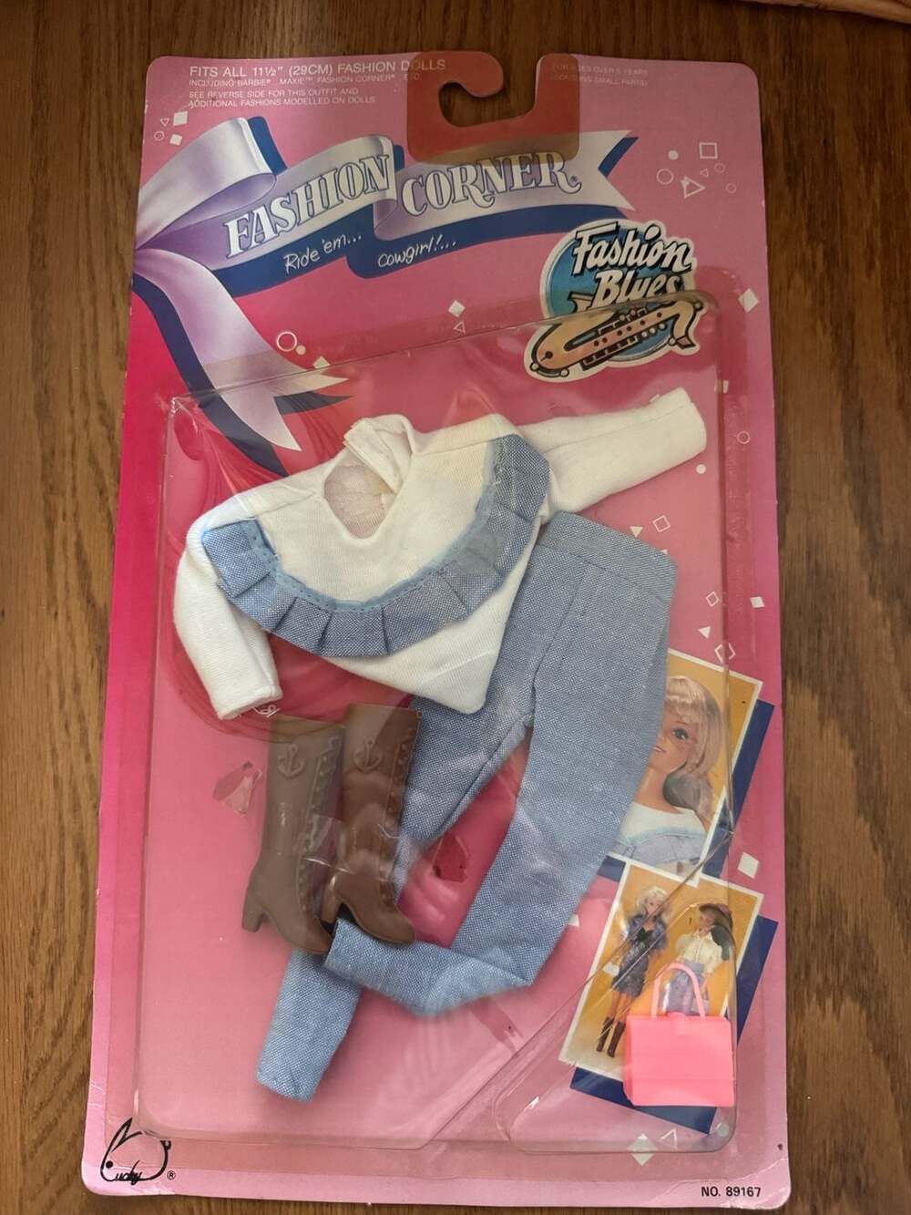 Vintage 1991 Lucky Fashion Corner Fashion Blues Doll Outfit No. 89167